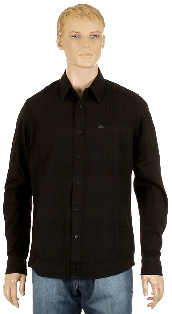 košile Quiksilver Tupiza LS - Black