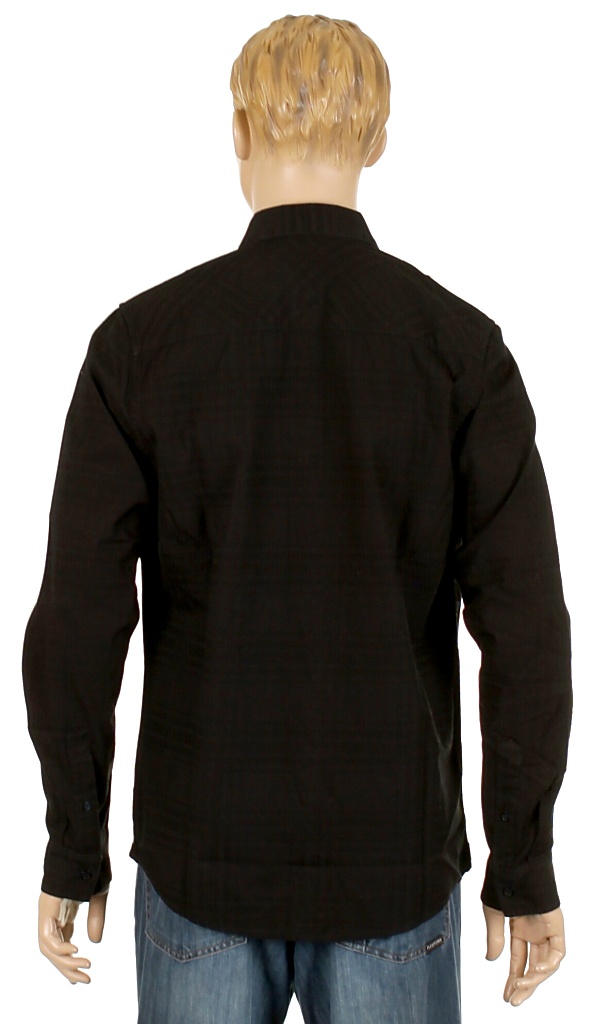 košile Quiksilver Tupiza LS - Black