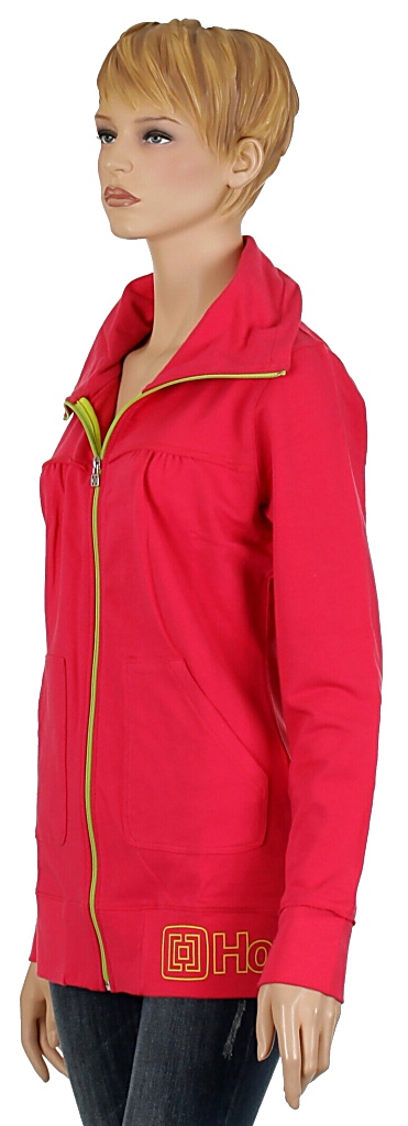 mikina Horsefeathers Lucia Zip - Raspberry