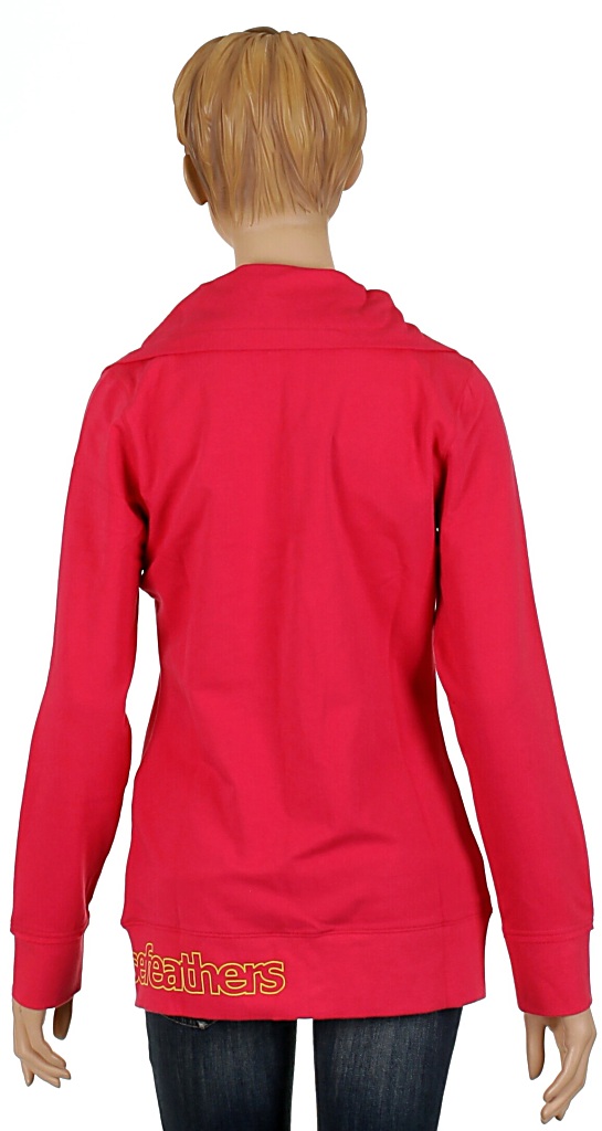 mikina Horsefeathers Lucia Zip - Raspberry