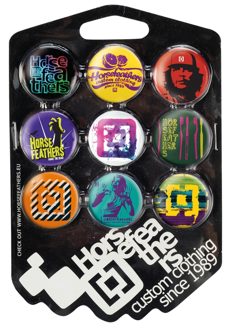 odznaky Horsefeathers Buttons - Assorted