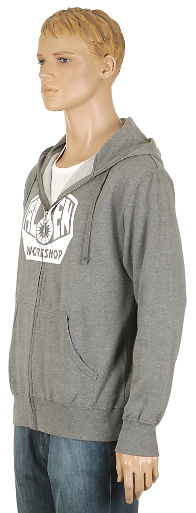 bluza Alien Workshop OG Logo Zip - Gunmetal Heather