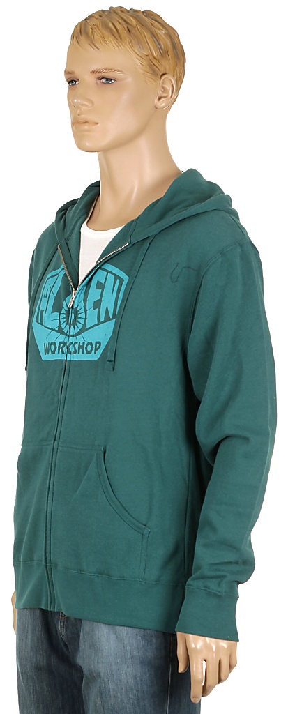 Alien Workshop OG Logo Zip Sweatshirt - Dark Teal