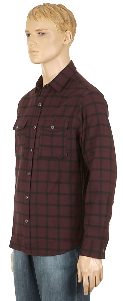 košile Nike 6.0 Road Dog Flannel LS - 675/Deep Burgundy