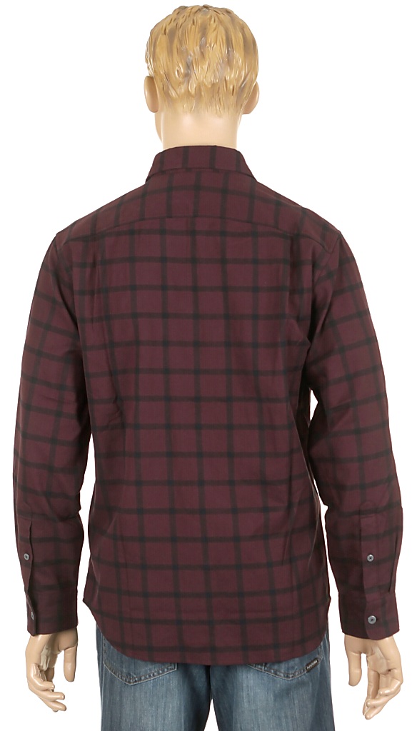 košile Nike 6.0 Road Dog Flannel LS - 675/Deep Burgundy