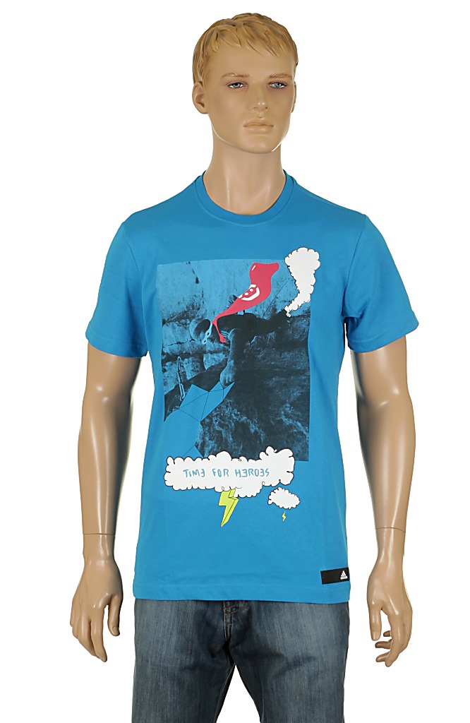 tričko Adidas Bnce Heroes - Sharp Blue
