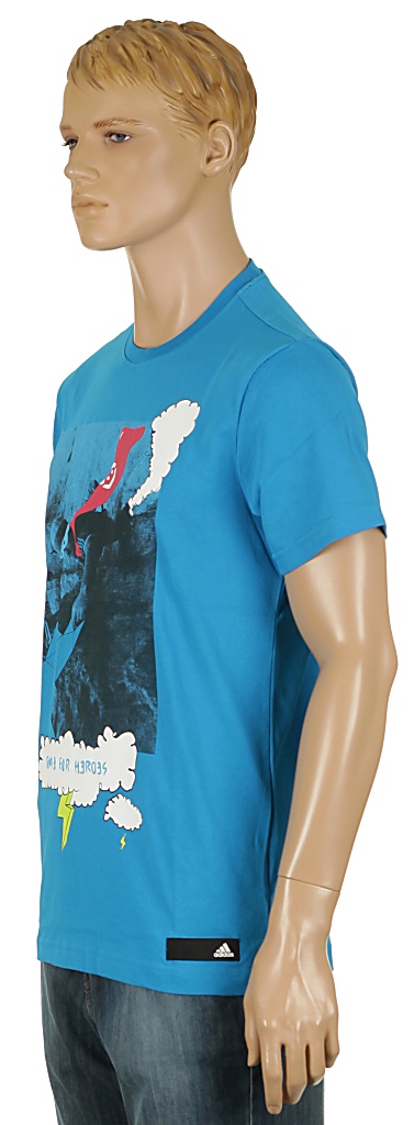 tričko Adidas Bnce Heroes - Sharp Blue