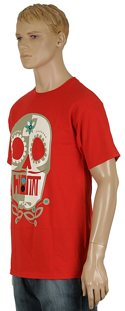 tričko Habitat Sugar Skull - Red