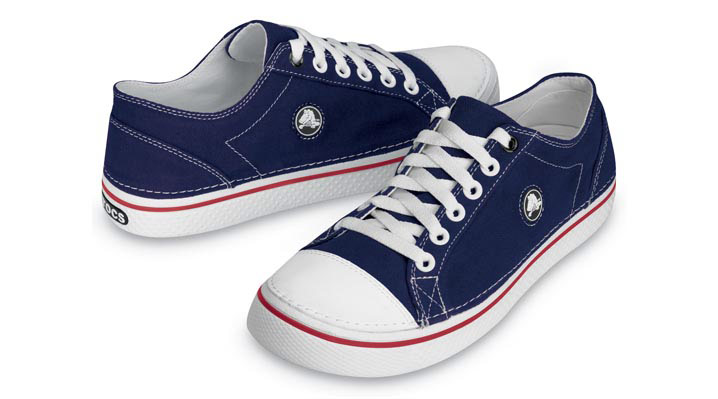 topánky Crocs Hover Lace Up - Navy/White