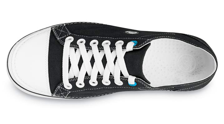 topánky Crocs Hover Lace Up - Black/White
