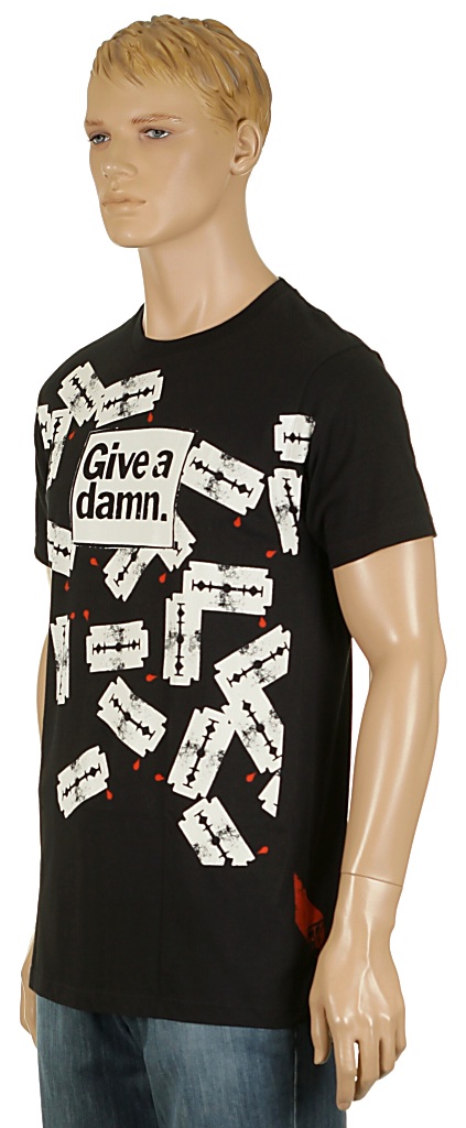 T-shirt Alien Workshop Give A Damn - Black