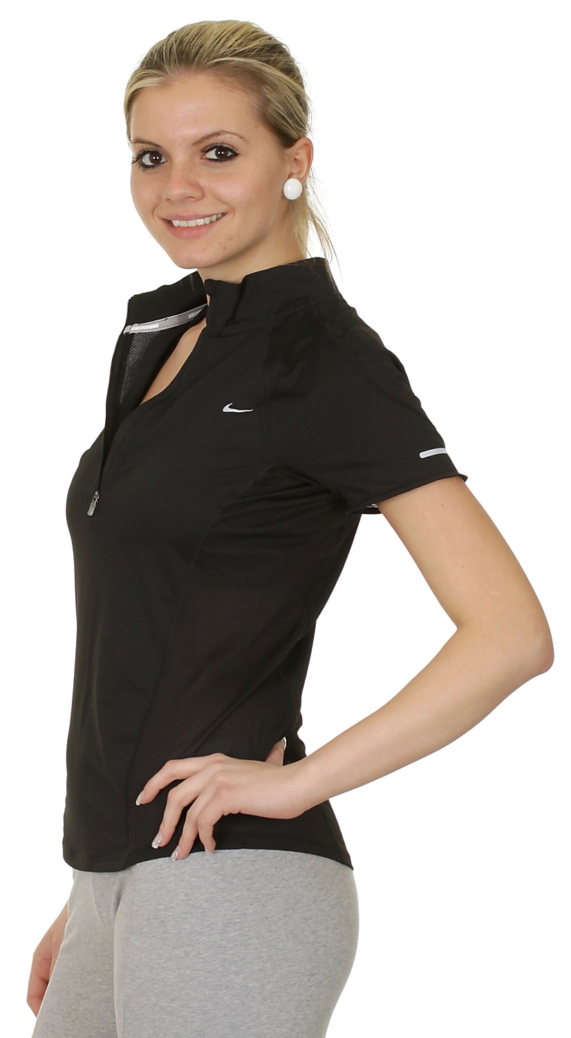 dres Nike Sphere 1/2 Zip Top - 010/Black/Black/Reflective Silver
