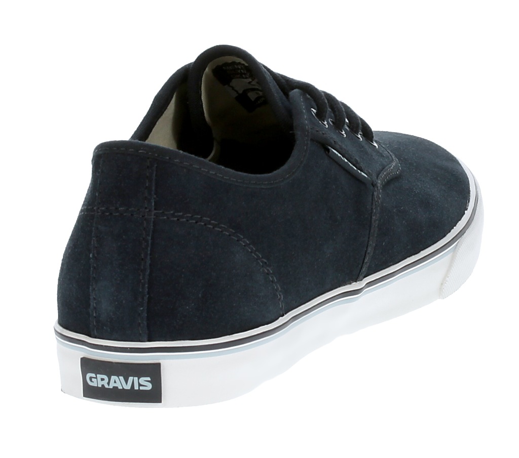 topánky Gravis Slymz Suede - Dark Navy