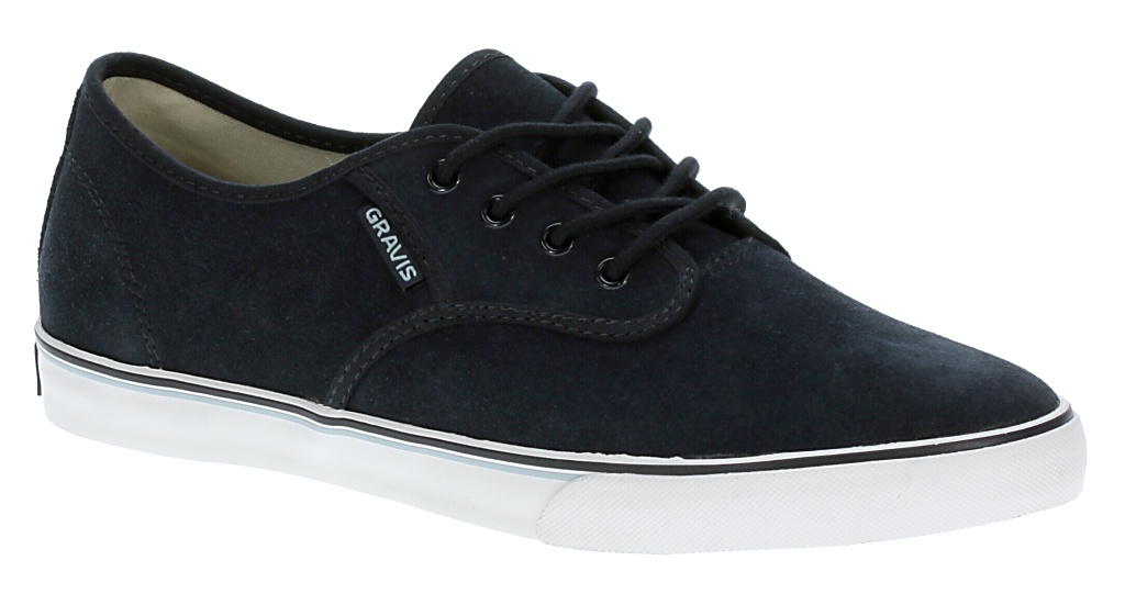 topánky Gravis Slymz Suede - Dark Navy