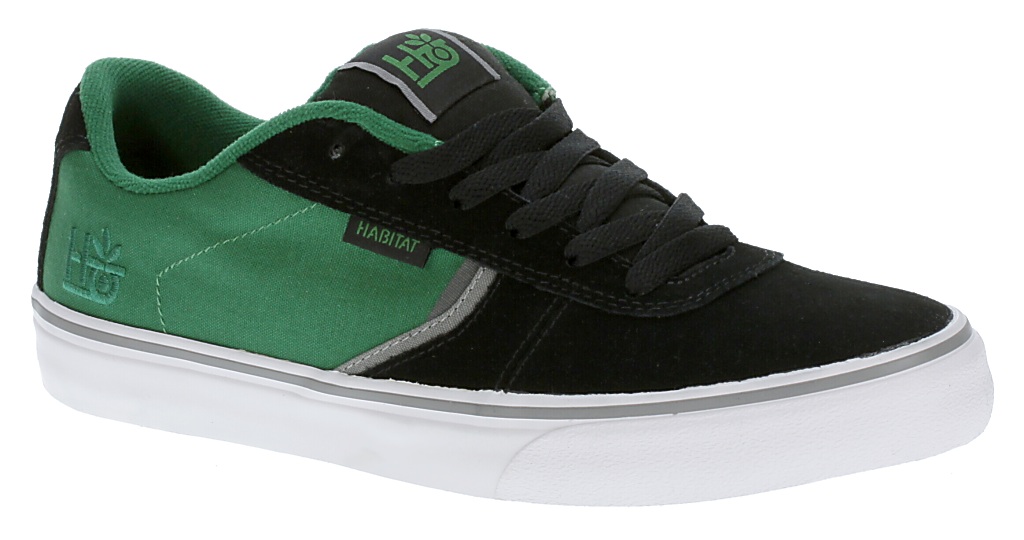 Habitat Lark Shoes - Black/Green