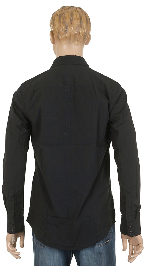 košile Quiksilver El Farrel LS - Black