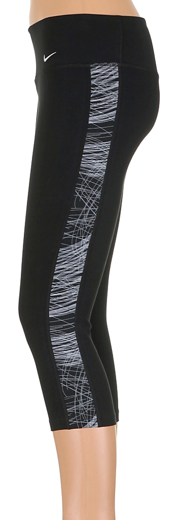 kraťasy Nike GFX Tight Cotton Capri 2 - 010/Black/Wolf Gray