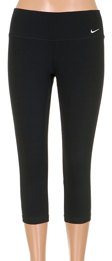 kraťasy Nike GFX Tight Cotton Capri 2 - 010/Black/Wolf Gray