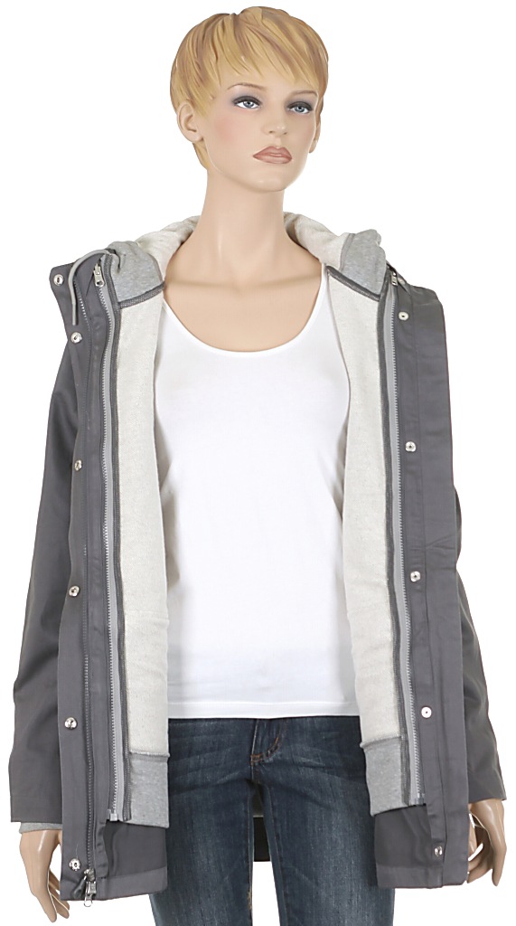 kabát Nike 6.0 M6.0 Parka - 011/Dark Gray/Dark Gray Heather/Dark Gray