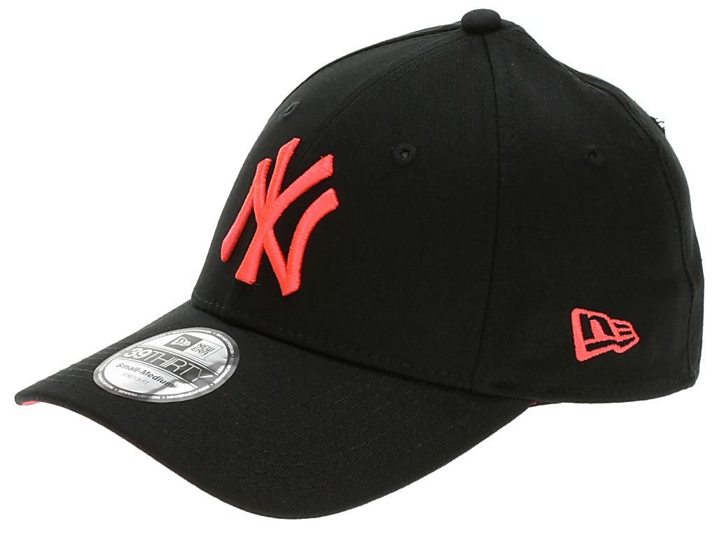 cap New Era 39T MLB Seasonal Basic New York Yankees - Black/Lava Red