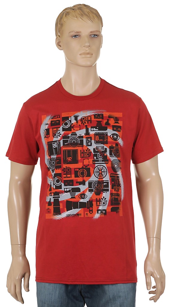 T-shirt Habitat Capture & CRT - Crimson Red