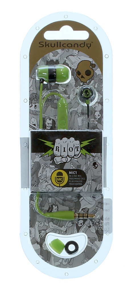 słuchawki Skullcandy Riot - Lurker Green/Black w/Mic Ass