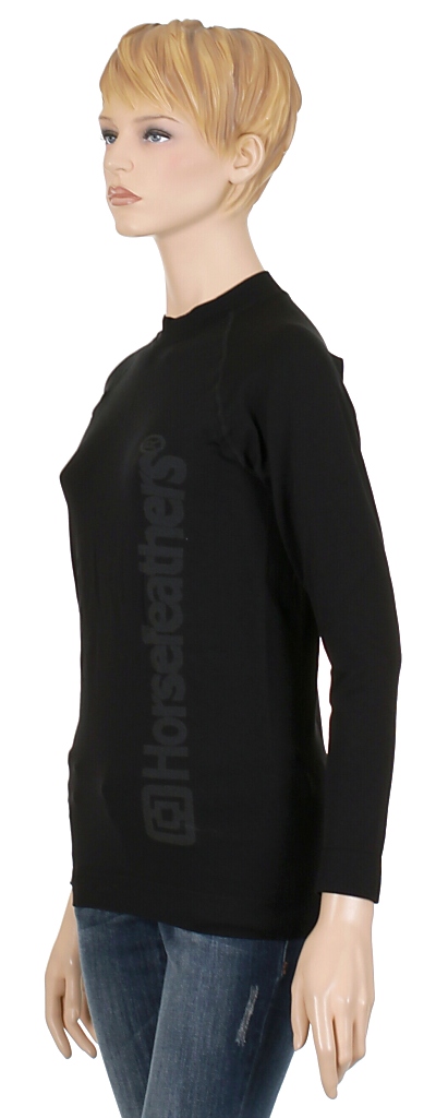 koszulka trykotowa Horsefeathers Camino LS - Black