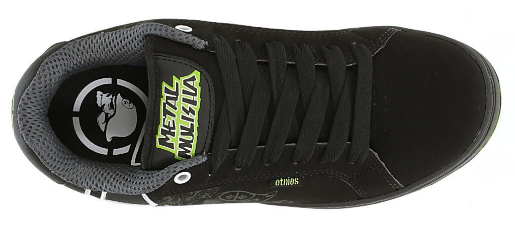 boty Etnies Metal Mulisha Fader NC - Black/Green/Black