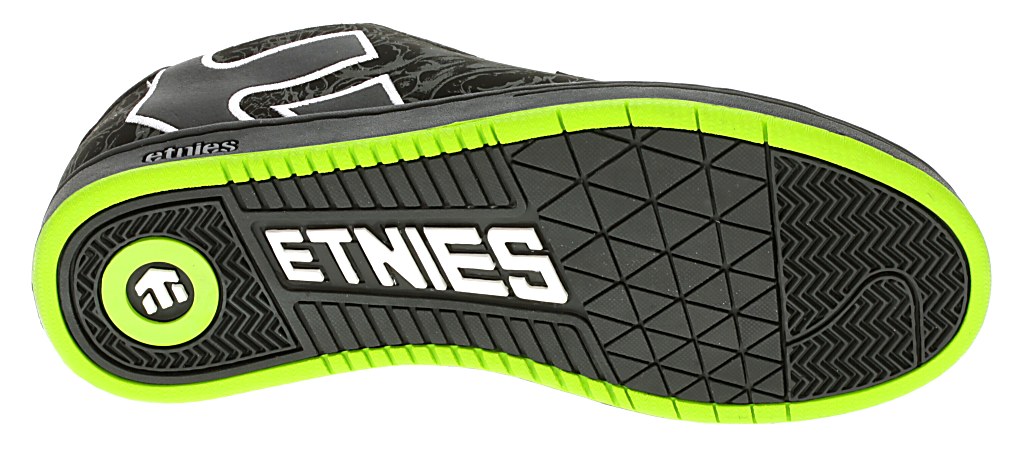 boty Etnies Metal Mulisha Fader NC - Black/Green/Black