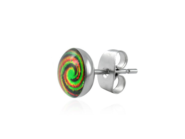 kolczyk 316L LEB072BA - Magic Spiral