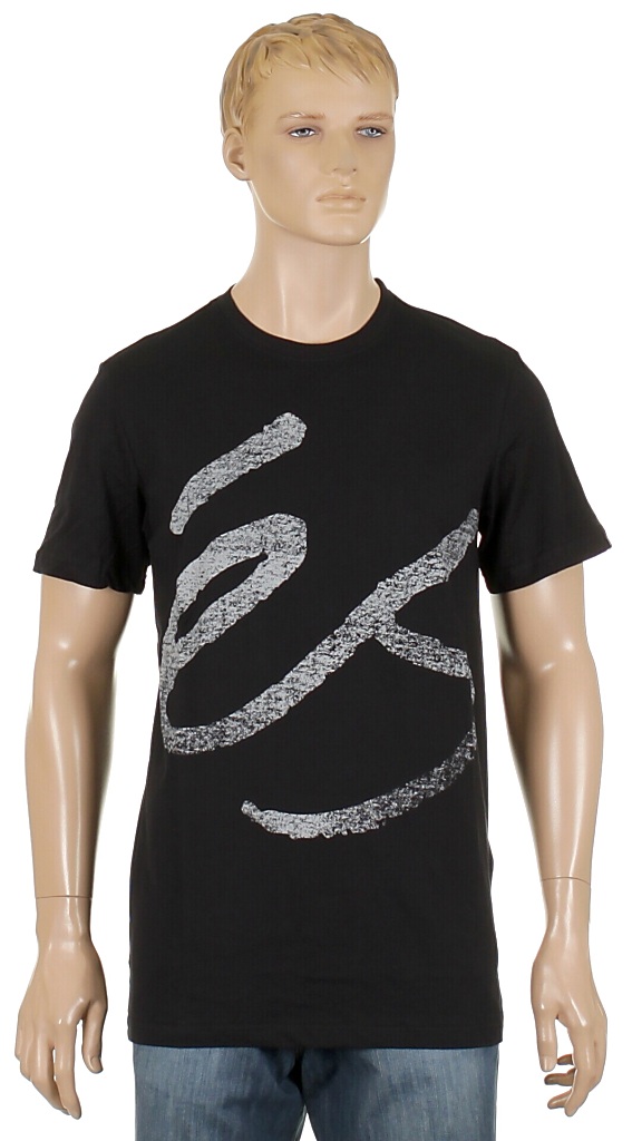 És Tonal Script 2 T-shirt - Black/Dark Gray
