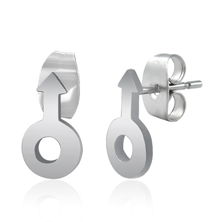 náušnice 316L JES095BA - Silver