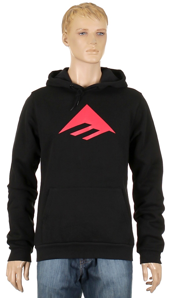 Emerica Triangle Solid Hoodie - Black/Red