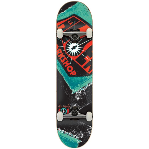 skateboard Alien Workshop OG Polaroid Complete - Black/Green/Red