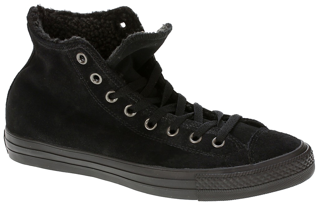 Converse Chuck Taylor All Star Leather Hi Shoes - 596/Black/Black