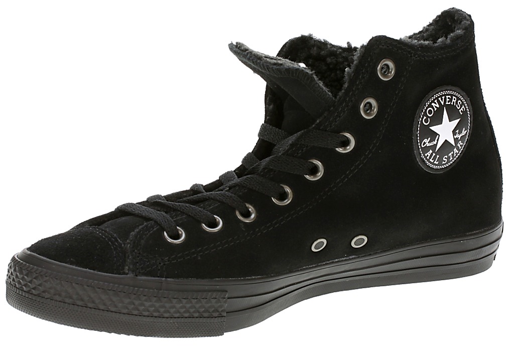Converse Chuck Taylor All Star Leather Hi Shoes - 596/Black/Black
