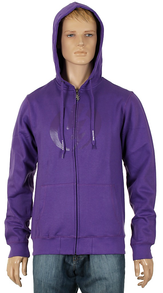 hoodie Electric Standard Volt Basic Zip - Purple