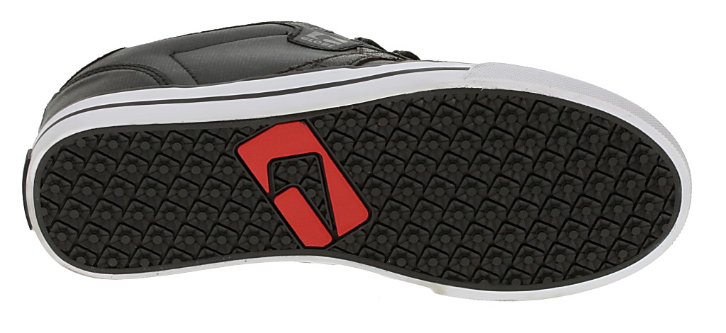 topánky Globe Encore 2 - Black Coated/Red