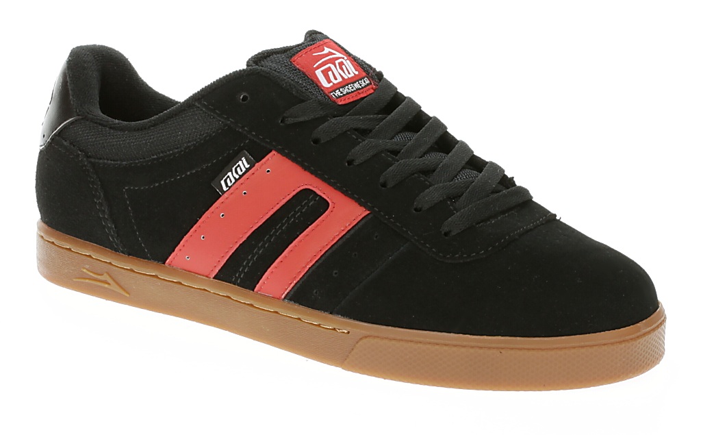 topánky Lakai Biebel 2 LK - Black/Red Suede