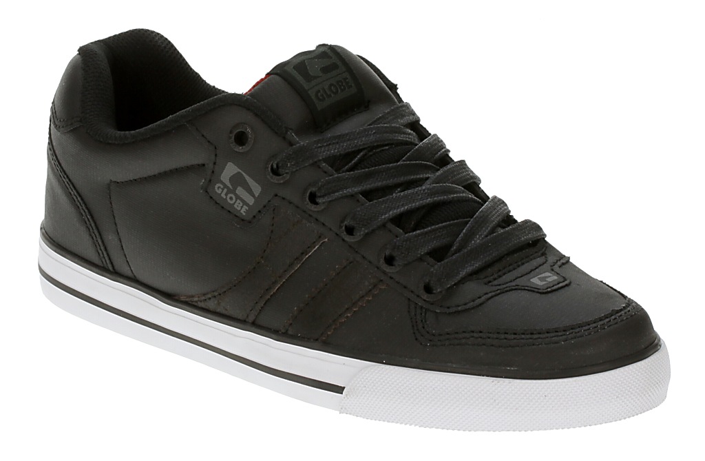 topánky Globe Encore 2 - Black Coated/Red