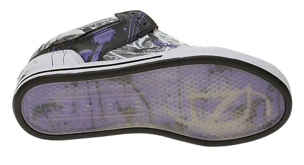 topánky Globe Mace High - Sekure D/White/Black/Purple