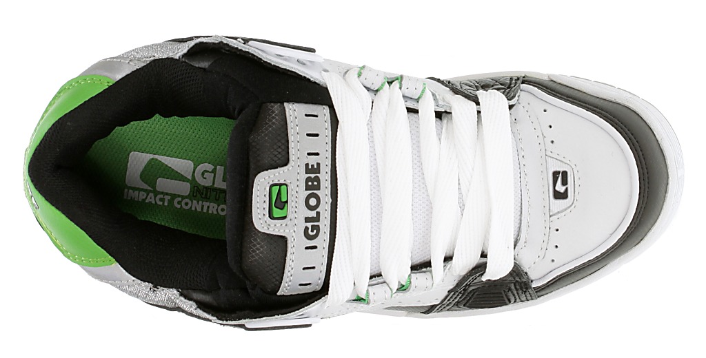 topánky Globe Sabre - White/Black/Green