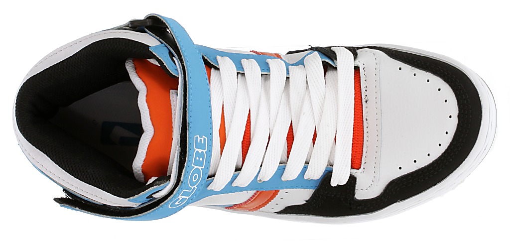 shoes Globe Superfly - White/Hawaiian/Infrared