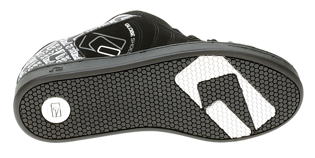 shoes Globe Focus - Black/White/Charcoal