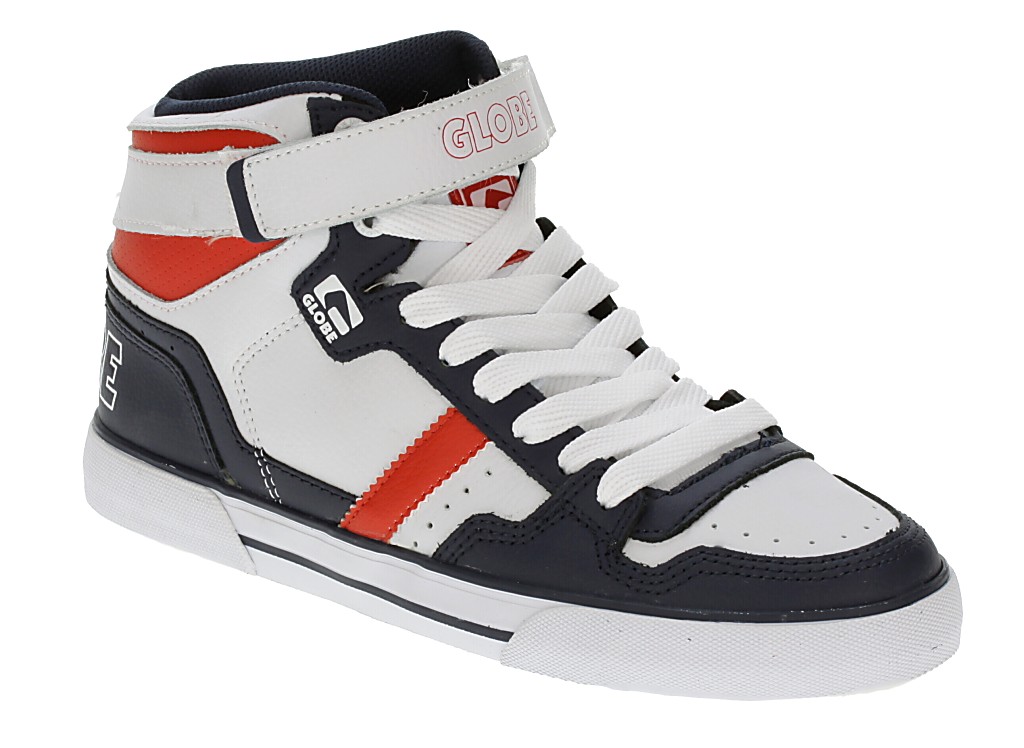 shoes Globe Superfly Vulcan - White/Red/Navy