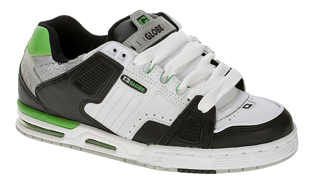 topánky Globe Sabre - White/Black/Green