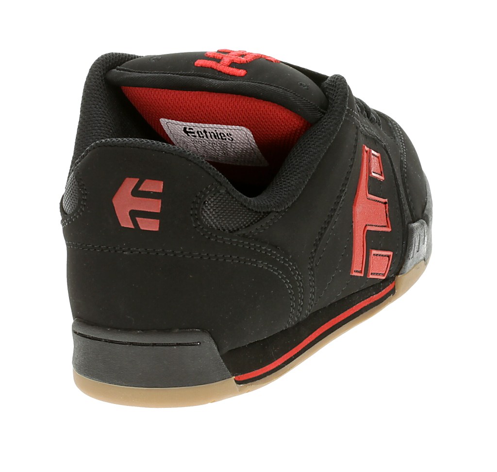 Etnies Twitch 3 Shoes - Black/Red/Gum