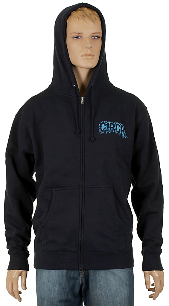hoodie Circa Sect Zip - Navy