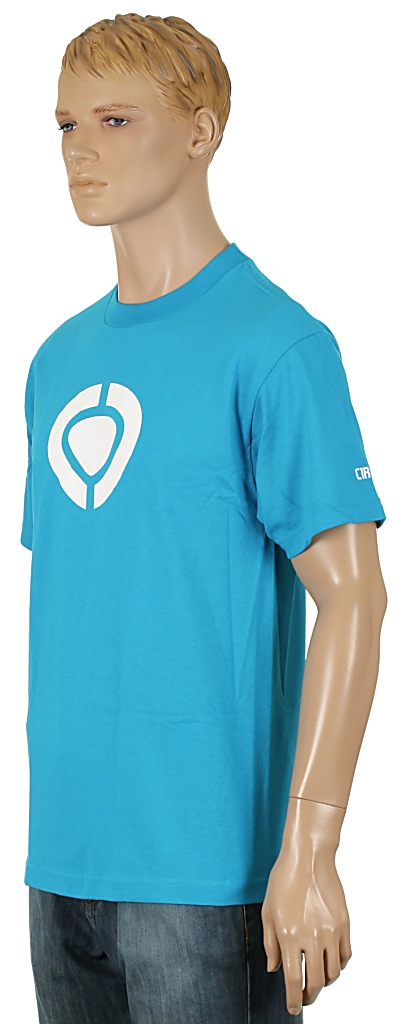 tričko Circa Icon - Cyan Blue