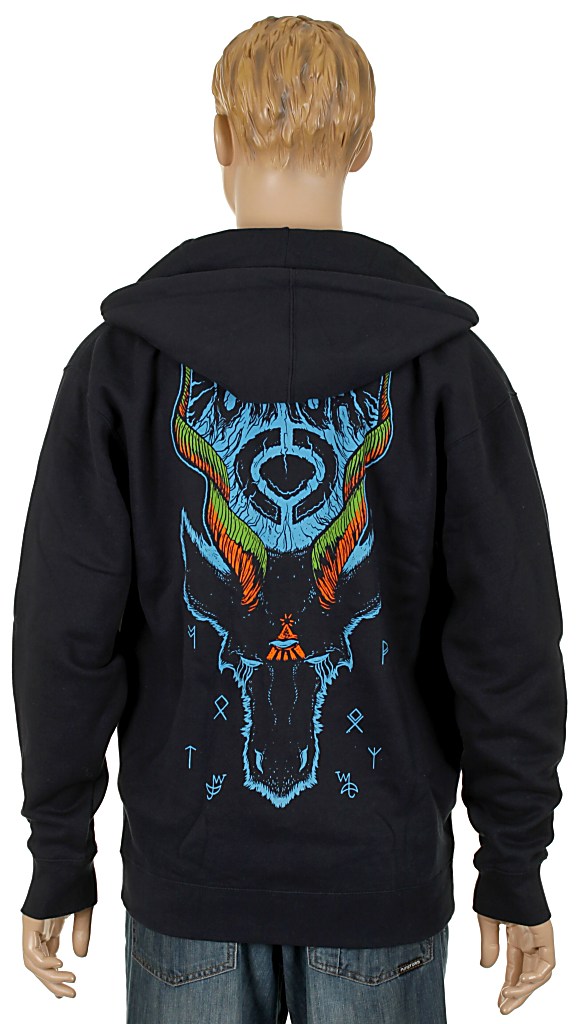 hoodie Circa Sect Zip - Navy